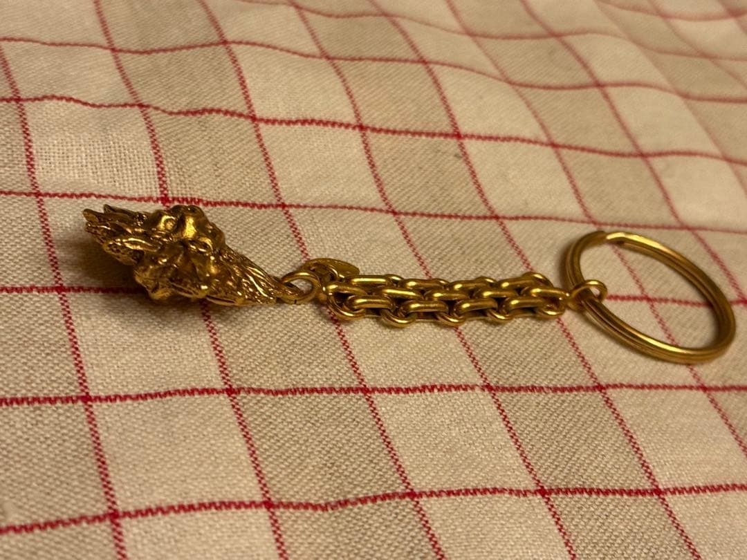 CHANELライオンデザイン キーホルダー