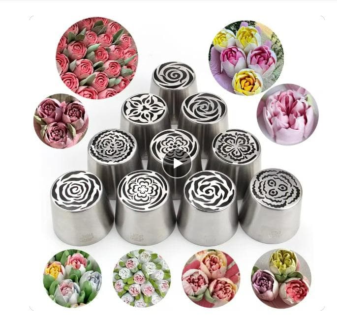 絞り口金　ロシアのペストリーツールキット