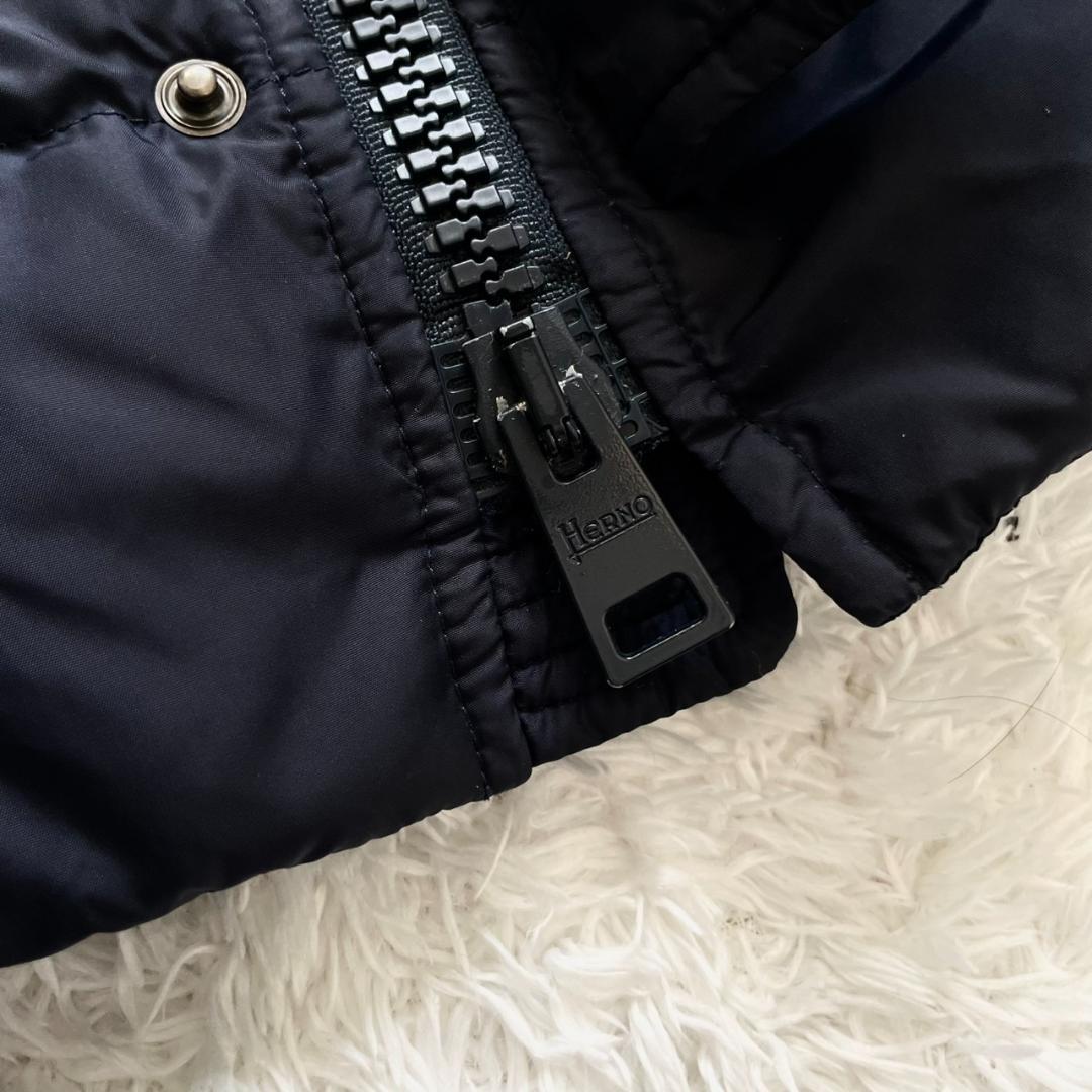 極美品✨HERNO ヘルノ　POLAR-TECH　ダウンコート　ネイビー