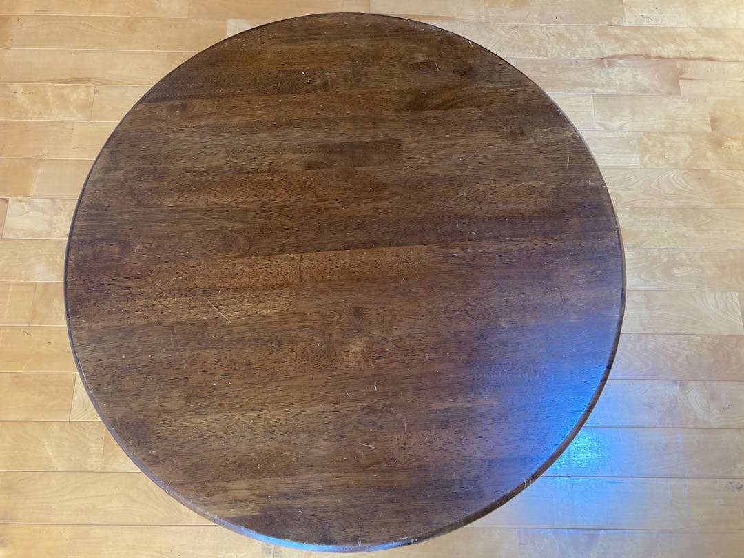 円卓　折り畳み式座卓　ちゃぶ台　昭和レトロ