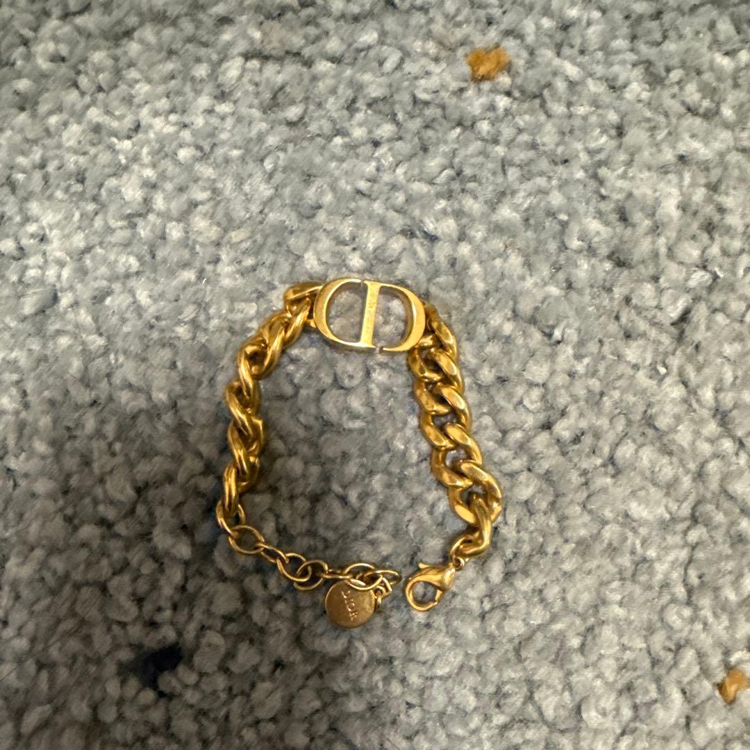 最終値下げDior ゴールド チェーンブレスレット