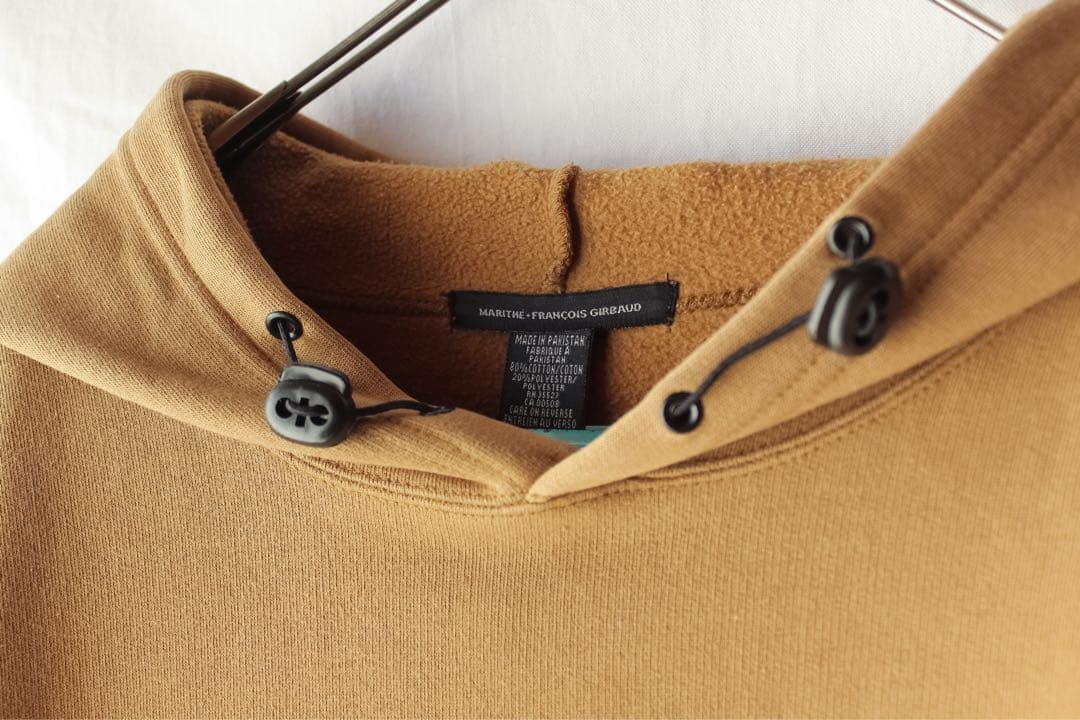 00s マリテフランソワジルボー ロゴ刺繍 フードパーカー スウェット XXXL