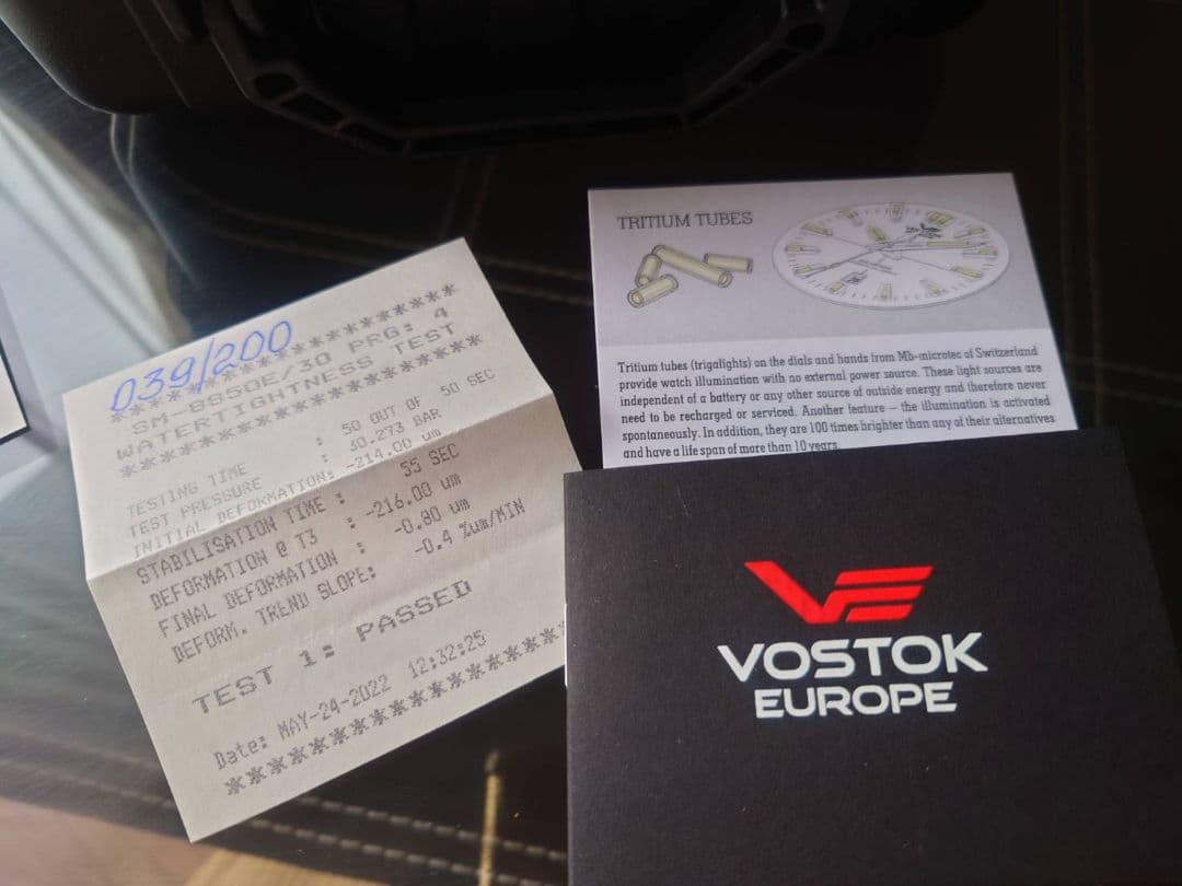 VOSTOK EUROPE 限定モデル コラボ時計MAX織戸選手