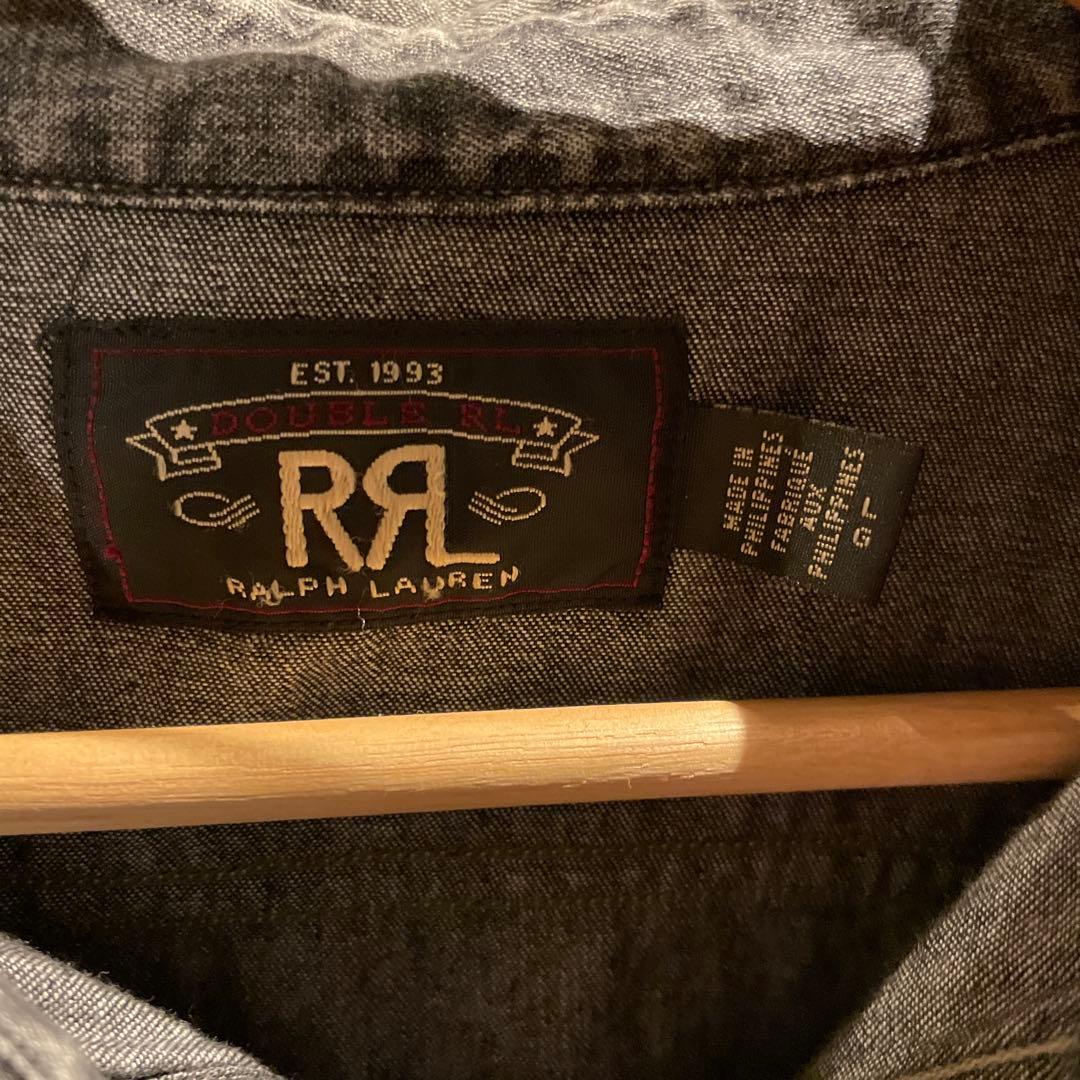 ダブルアールエル　グランメゾン東京　木村拓哉着用　ワークシャツ　L