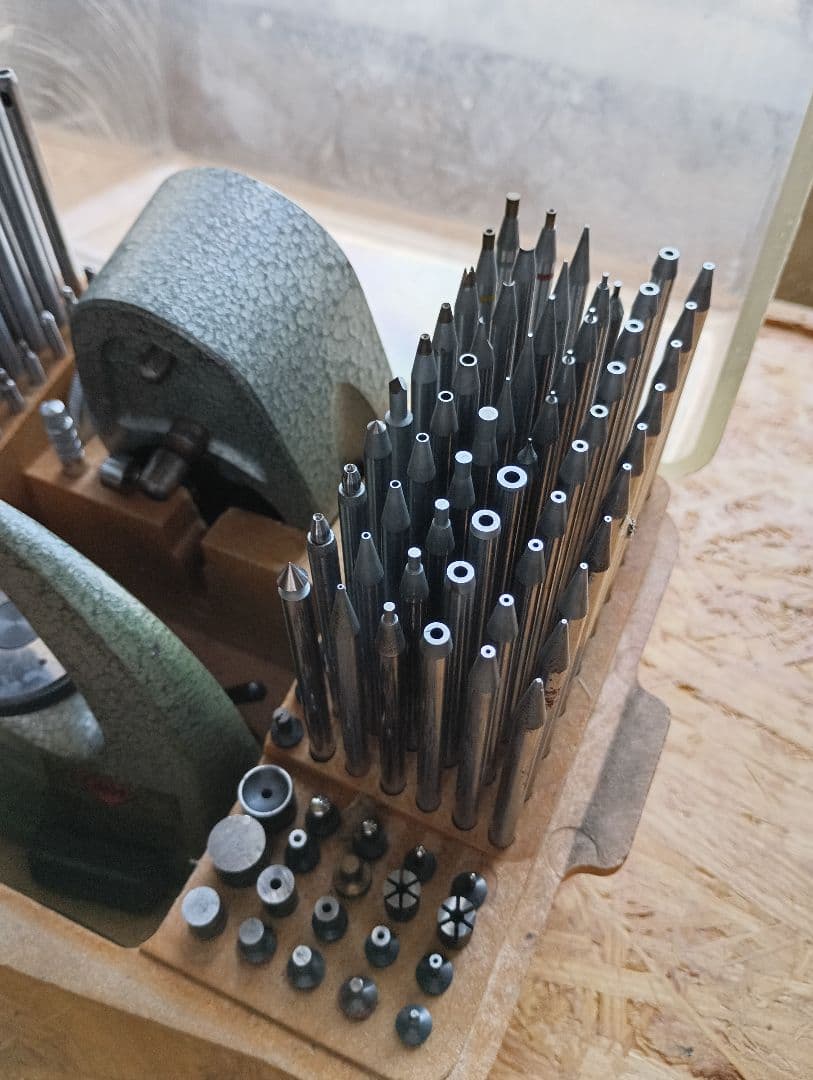 GEM ポンス台 たがねセット 時計工具　時計修理 木箱付き　時計