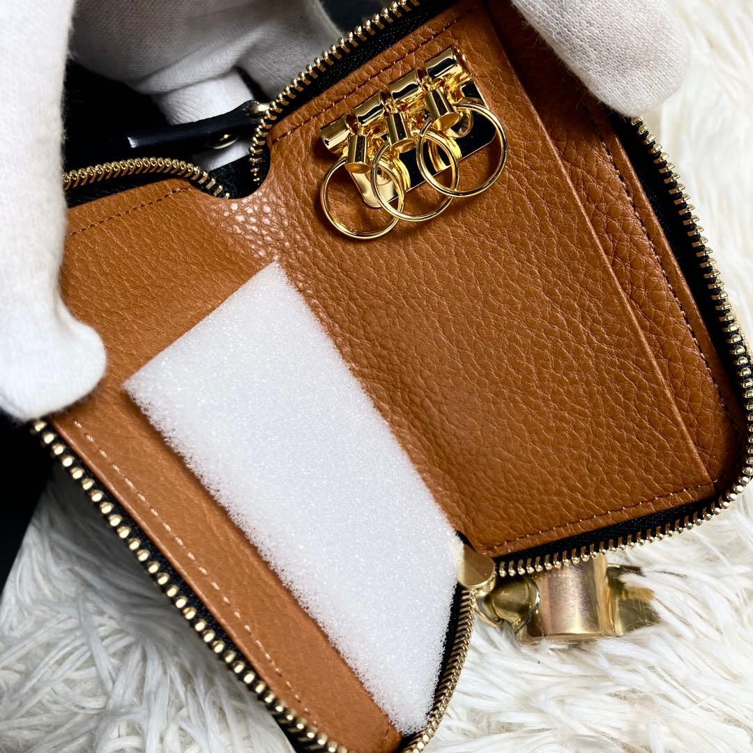 【未使用保管】ポーター コンパクト ホイッスル レザー キーフック付き