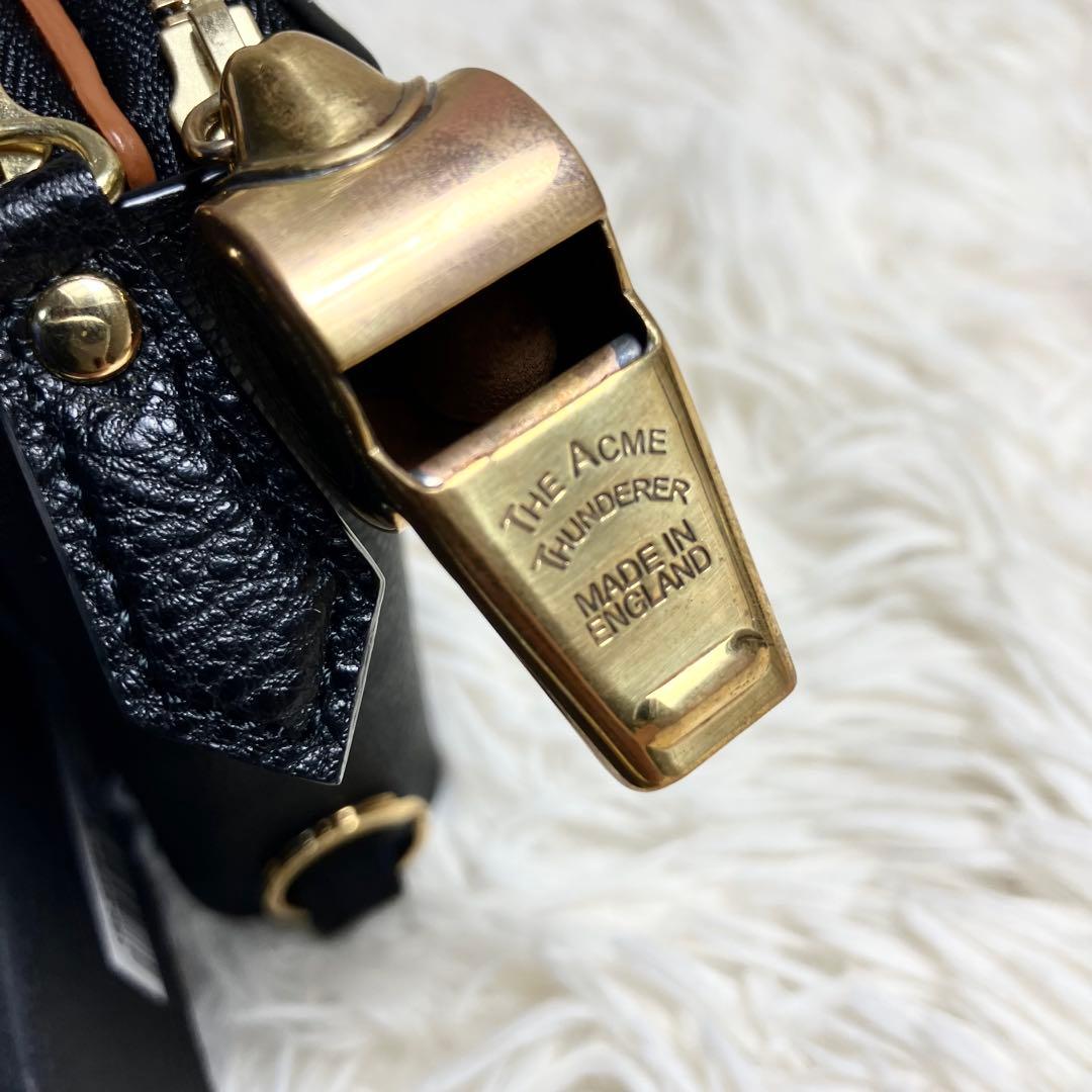 【未使用保管】ポーター コンパクト ホイッスル レザー キーフック付き