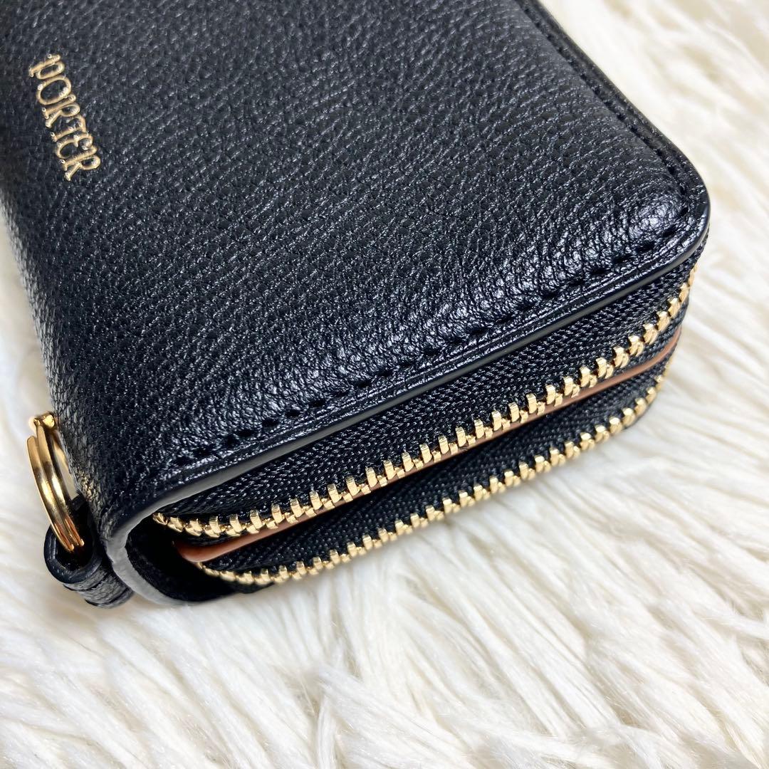 【未使用保管】ポーター コンパクト ホイッスル レザー キーフック付き