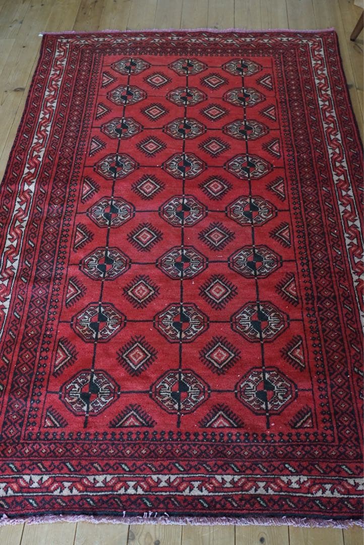 トライバルラグ　ペルシャ　絨毯　ビンテージ