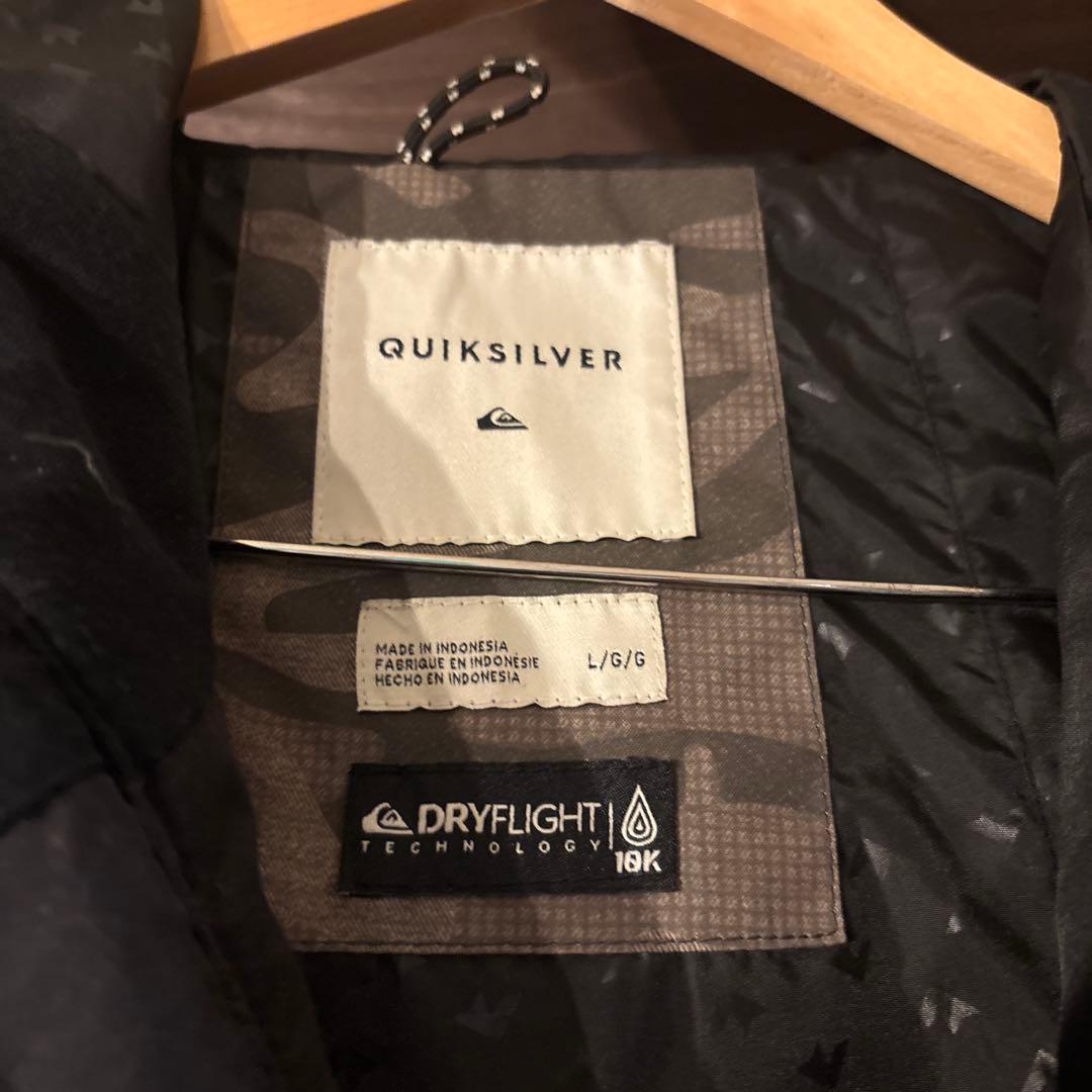 QUIKSILVER スノーボードウェア Lサイズ ブラック
