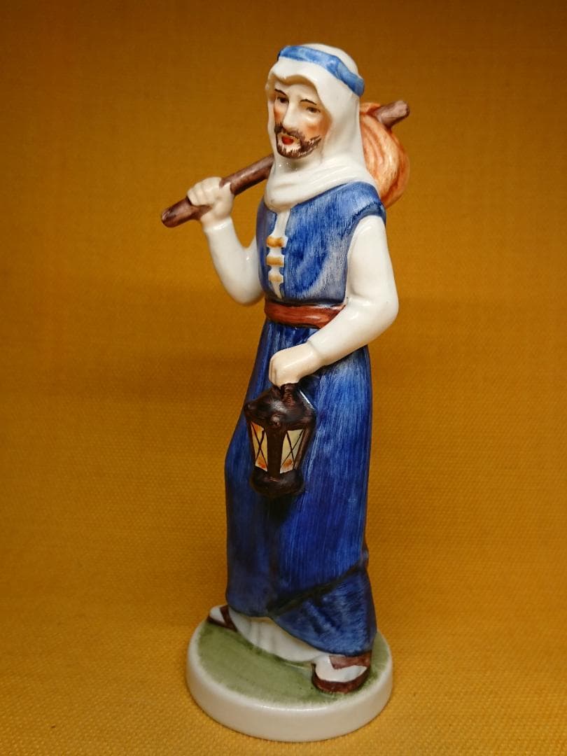 【美品】人形　西ドイツ　陶器　置物　インテリア　工芸品　美術品　A3270