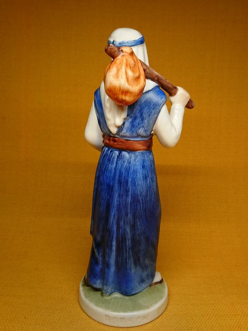 【美品】人形　西ドイツ　陶器　置物　インテリア　工芸品　美術品　A3270