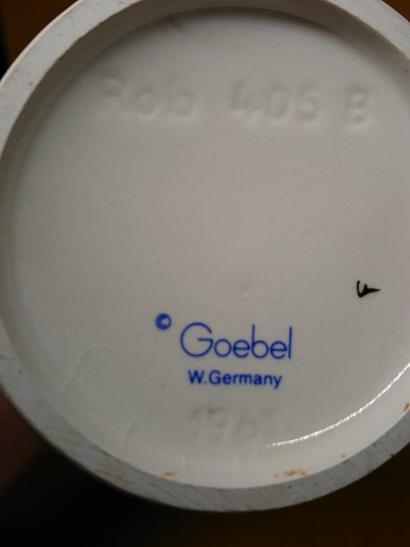 【美品】人形　西ドイツ　陶器　置物　インテリア　工芸品　美術品　A3270