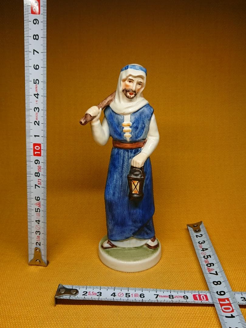 【美品】人形　西ドイツ　陶器　置物　インテリア　工芸品　美術品　A3270