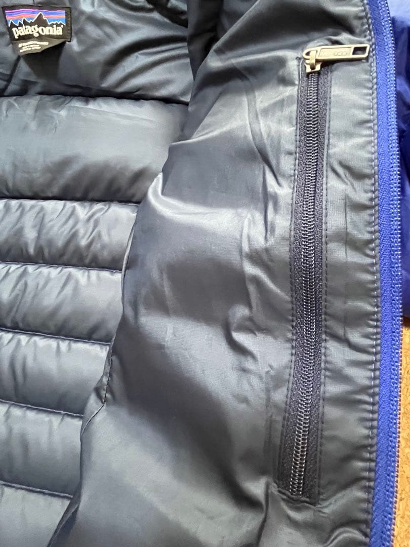 パタゴニア ダウン ジャケット アウター レディース M L 青 ブルー