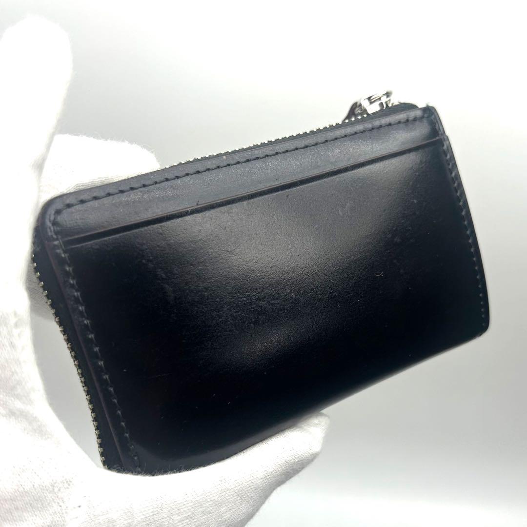 ★美品★GANZO ガンゾ コードバン Lファスナー 小銭入れ ブラック