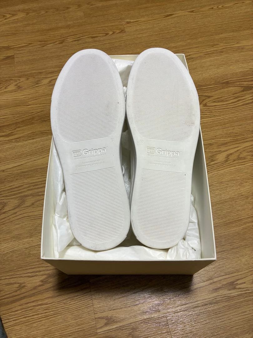 foot the coacher ホワイトスニーカー