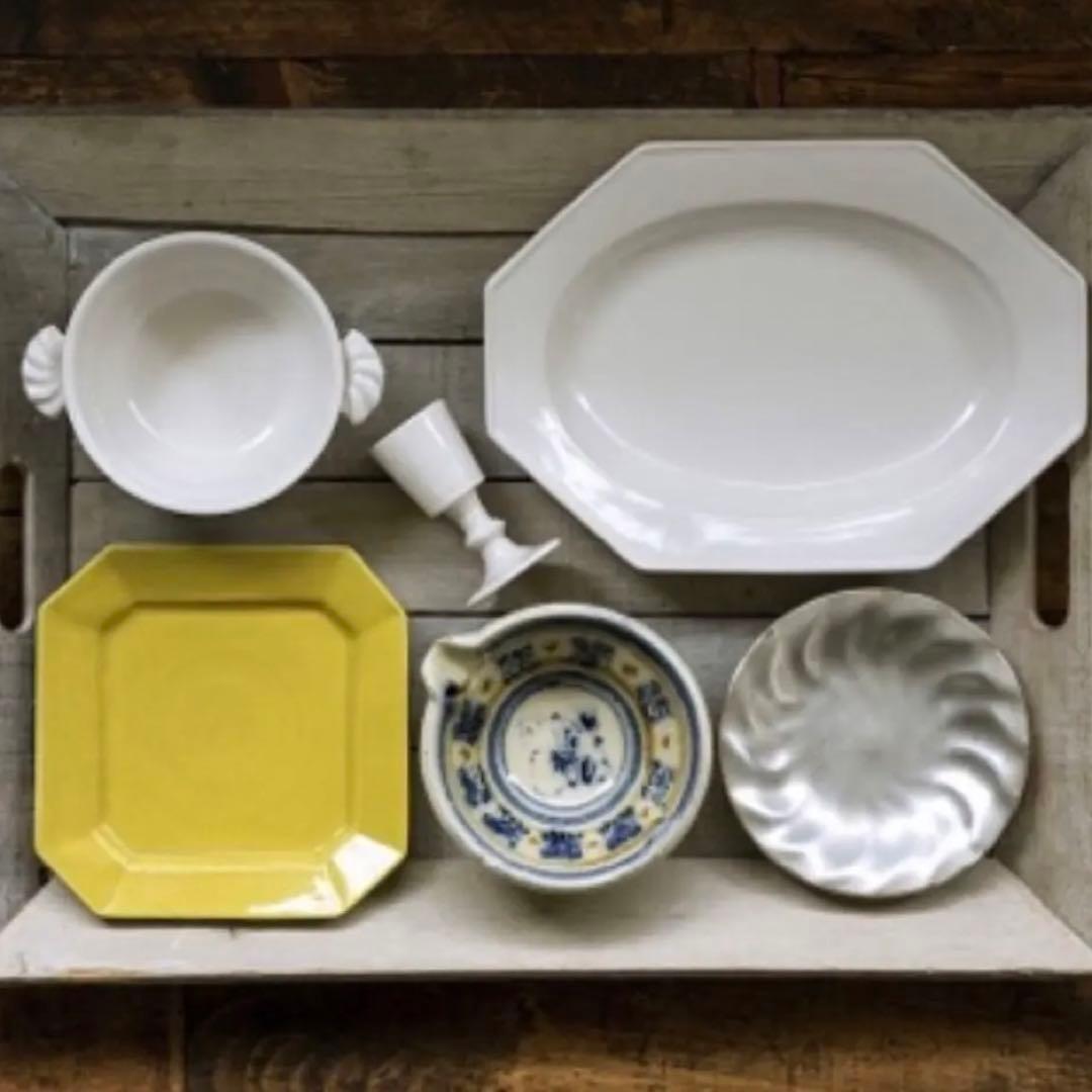 未使用変色なし：伊藤聡信さん 銀彩 ねじり皿 18cm 6寸 大きなサイズ