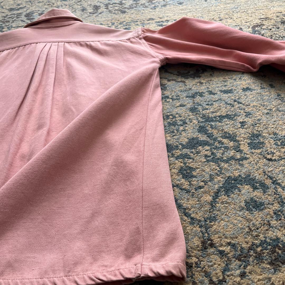 40s コットン ギャバジン シャツ ボックス ピンク サンフェード 検 50s
