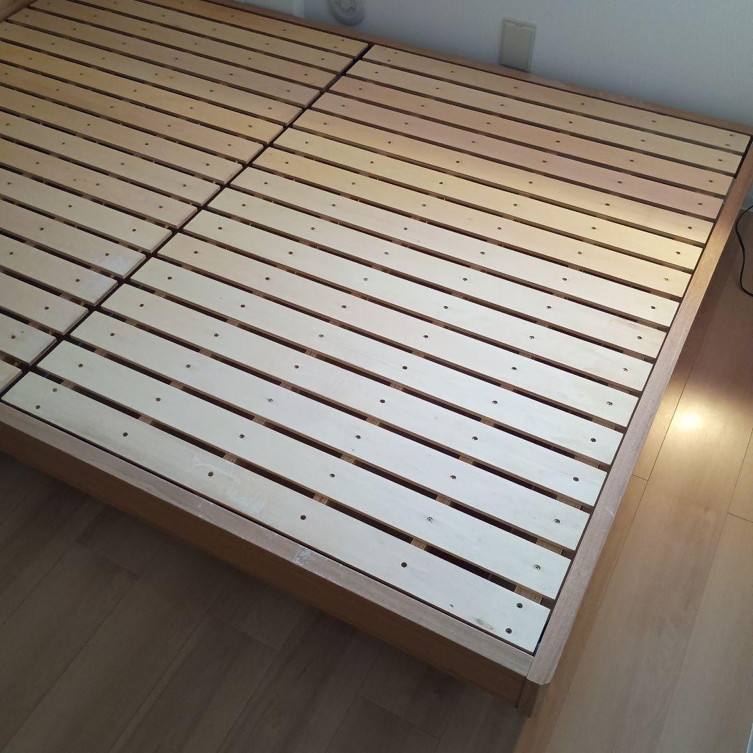 島忠 木製ダブルベッドフレーム