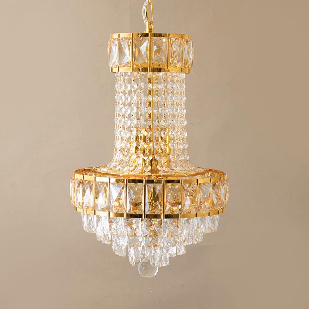 モダンガラス シャンデリア［Martina　マルティーナ（5灯）