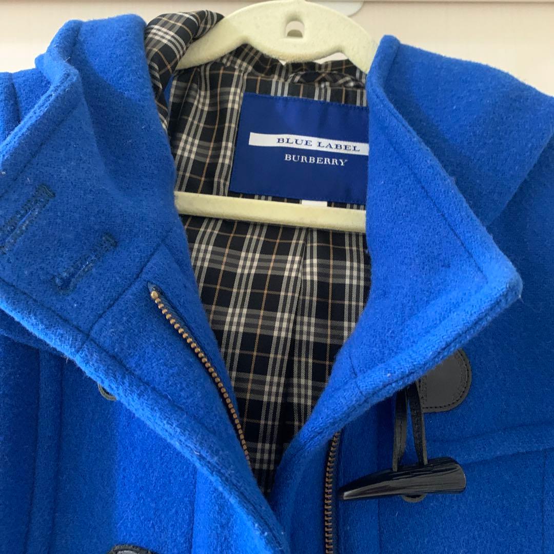 BURBERRY BLUE LABEL ダッフルコート 青
