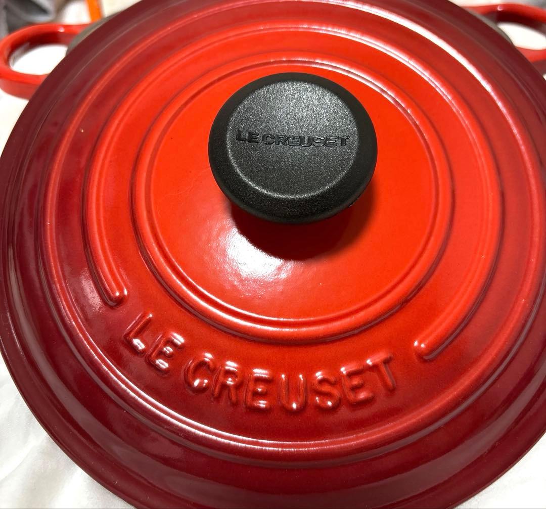 【美品】ル・クルーゼ シグニチャーココットロンド 20cm
