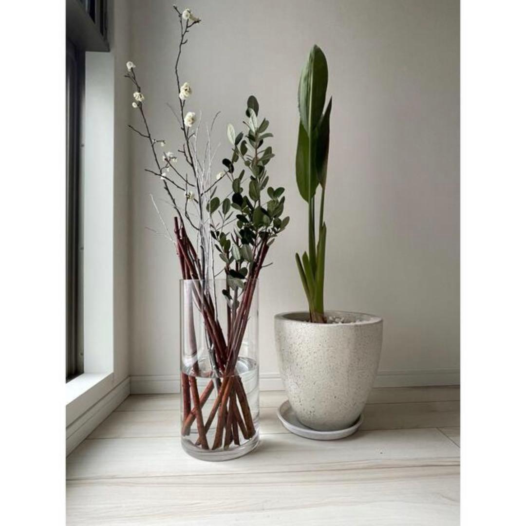 XZY フラワーベース シリンダーΦ200×Ｈ400 VR20040花器 花瓶