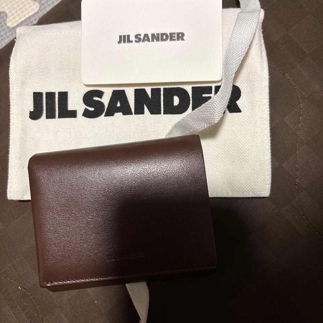 か*い様 JIL SANDER ブラウン 三つ折り財布