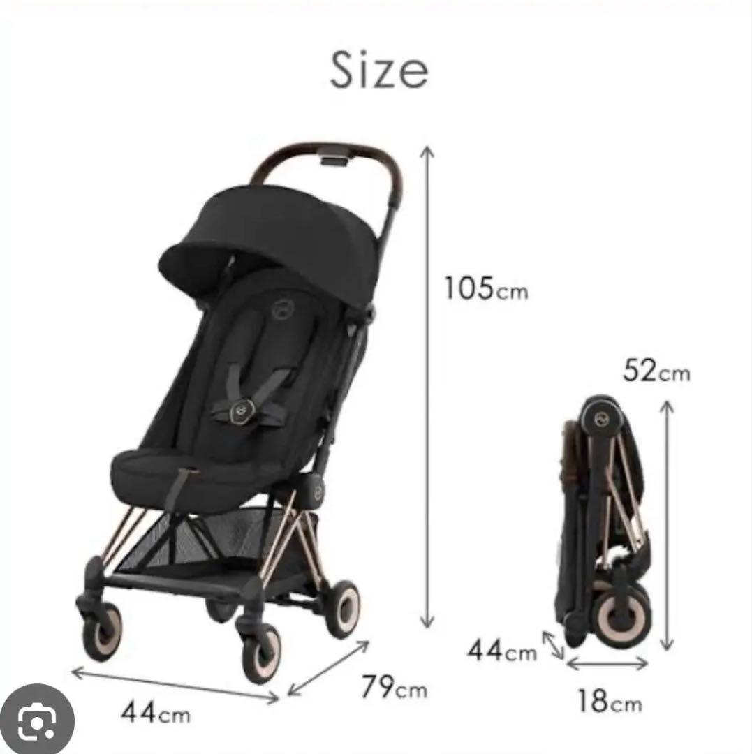 【美品・2024モデル】cybex COYA ブラック ベビーカー