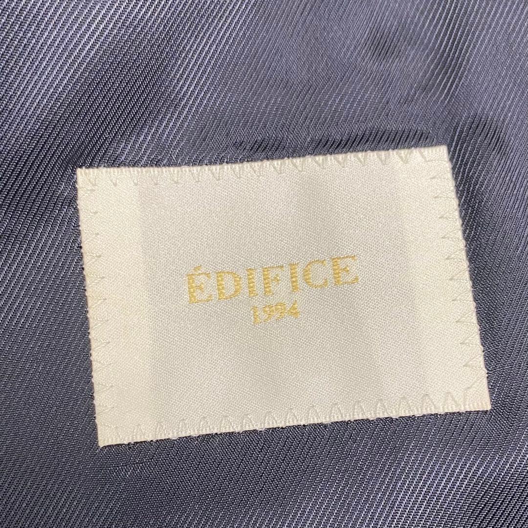 未使用級✨近年 エディフィス ヘリンボーン カシミヤ ダブルチェスターコートL