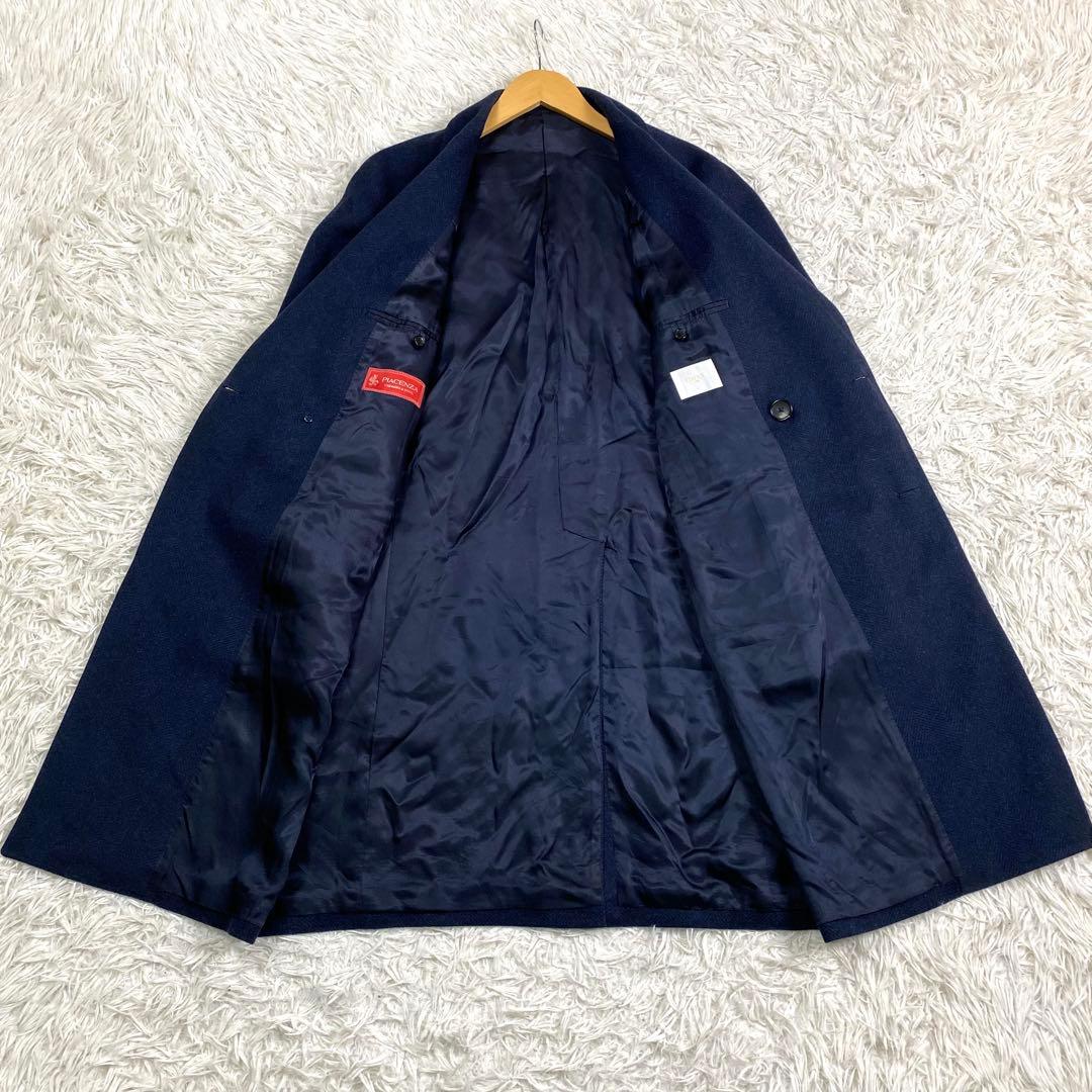 未使用級✨近年 エディフィス ヘリンボーン カシミヤ ダブルチェスターコートL