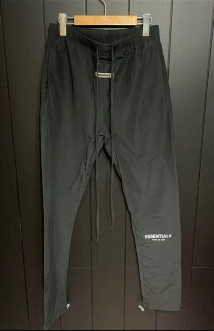 FOG ESSENTIALS ナイロンパンツ フィアオブゴッド S 黒 ジェリー
