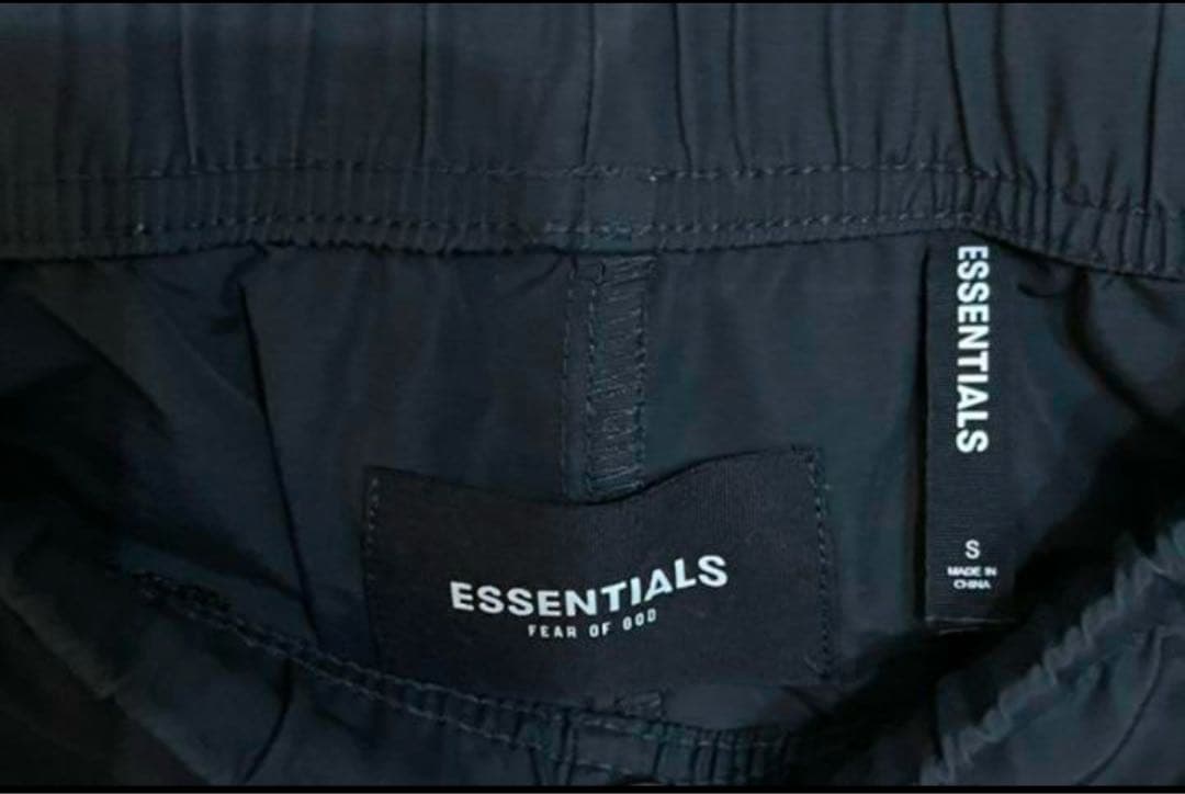 FOG ESSENTIALS ナイロンパンツ フィアオブゴッド S 黒 ジェリー