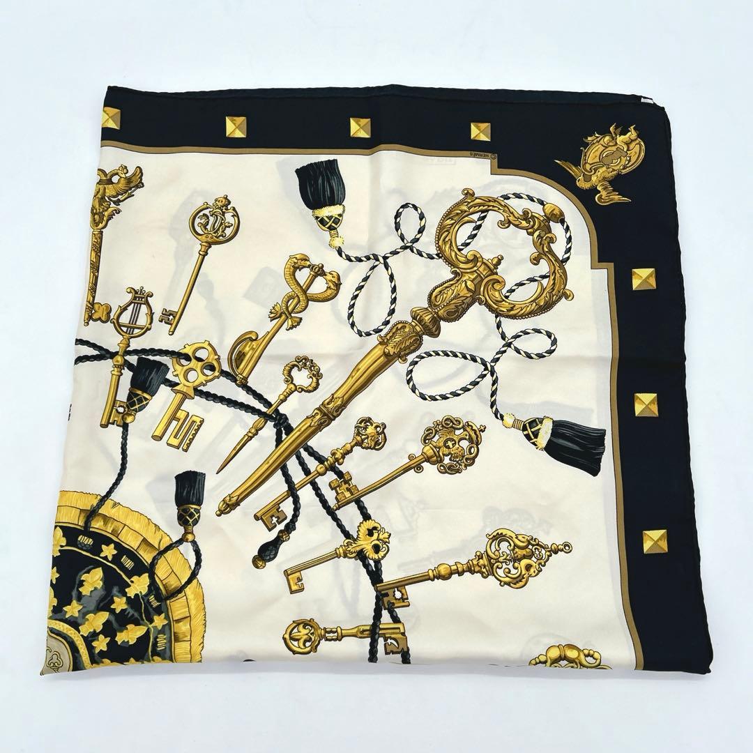 HERMES カレ90 LES CLES THE KEYS RARE 鍵柄