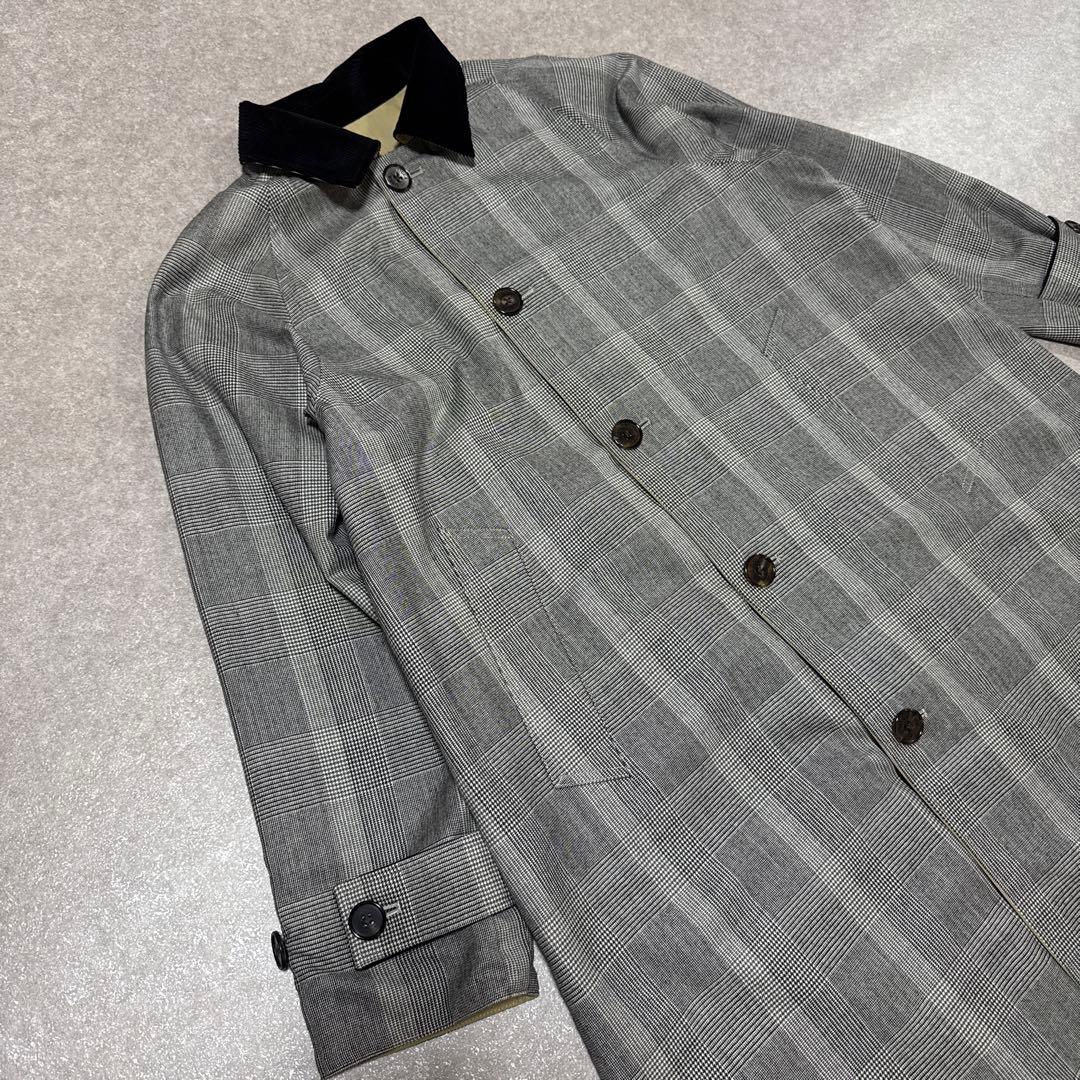 美品✨TICCA ティッカ　リバーシブルステンカラー　テントコート　ベロア襟