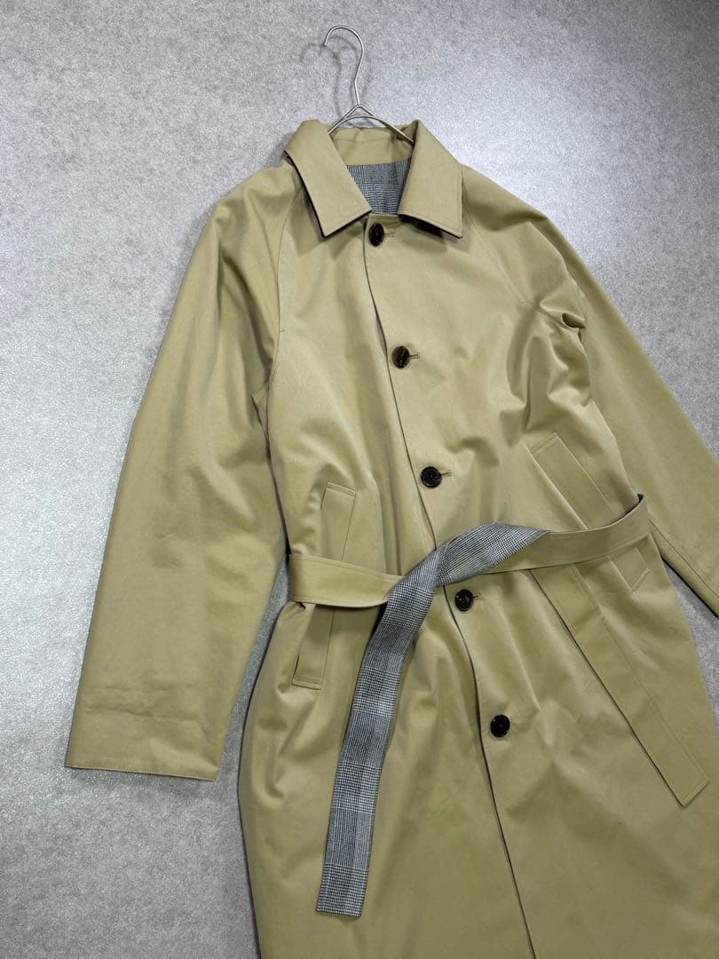 美品✨TICCA ティッカ　リバーシブルステンカラー　テントコート　ベロア襟