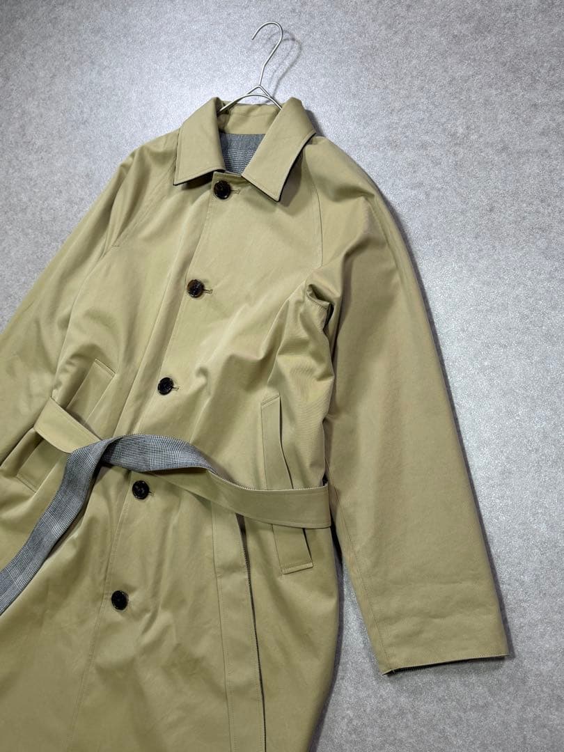 美品✨TICCA ティッカ　リバーシブルステンカラー　テントコート　ベロア襟