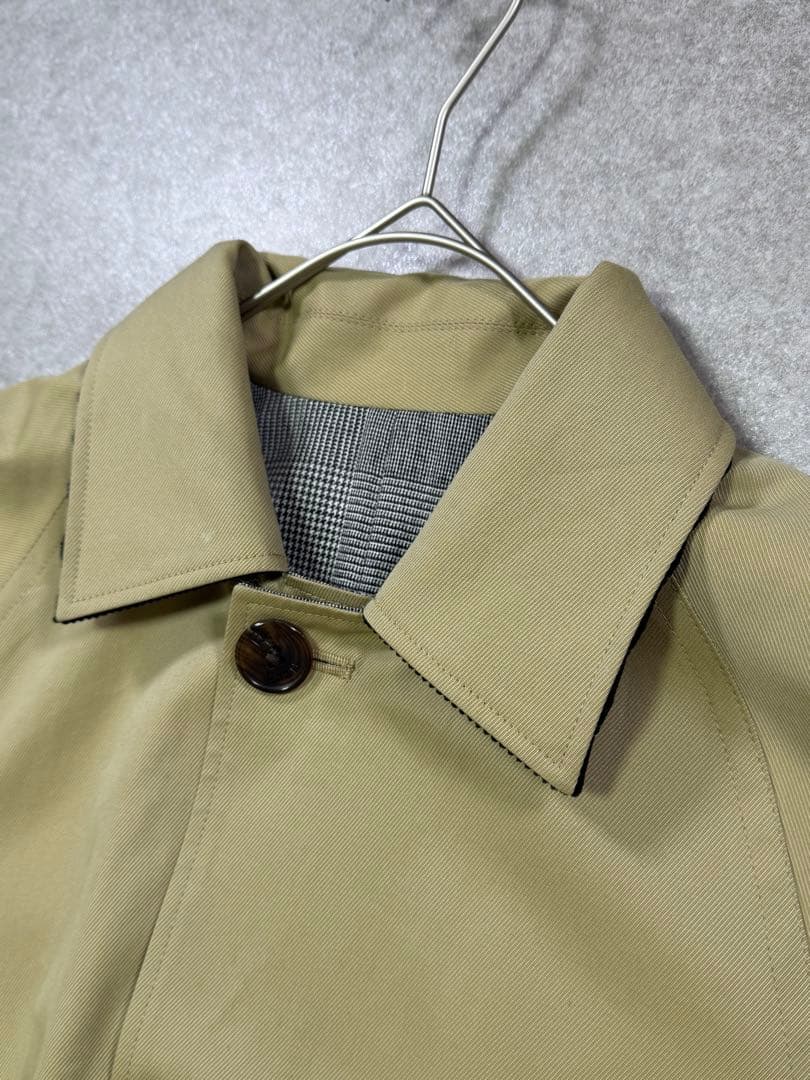 美品✨TICCA ティッカ　リバーシブルステンカラー　テントコート　ベロア襟