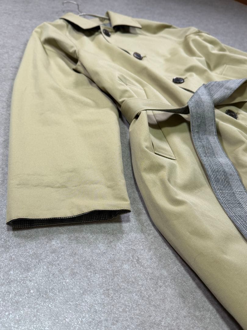 美品✨TICCA ティッカ　リバーシブルステンカラー　テントコート　ベロア襟