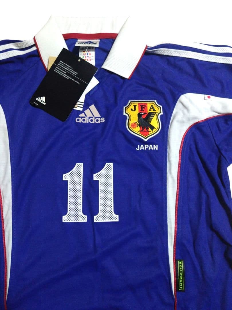 adidas　99年　三浦知良　日本代表ユニフォーム　新品未使用タグ付き