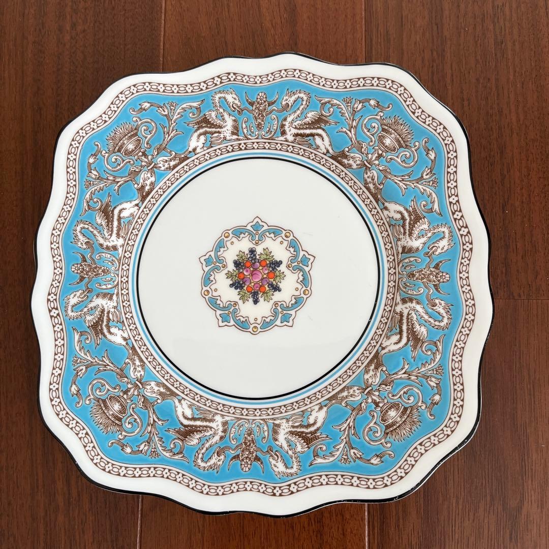 ナンタケットウェッジウッド フロレンティーン スクエア プレート3枚セット