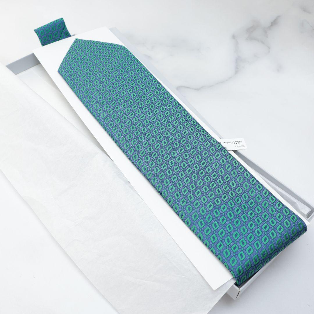 未使用 シャルベ WAKO シルク ネクタイ 銀座 和光 フランス製