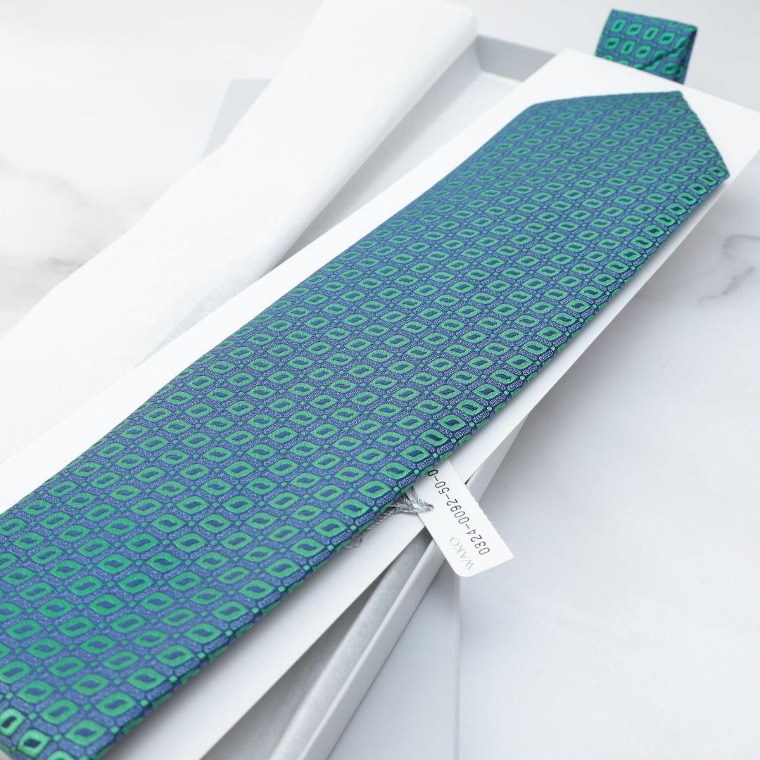 未使用 シャルベ WAKO シルク ネクタイ 銀座 和光 フランス製