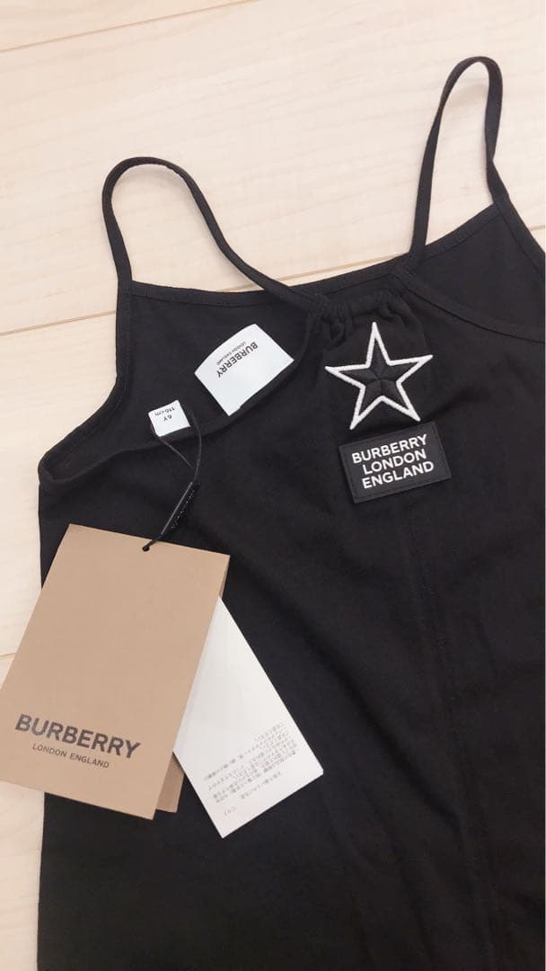 新品　タグ付きBurberry キッズ　オールインワン　ポニー　6Y つなぎ