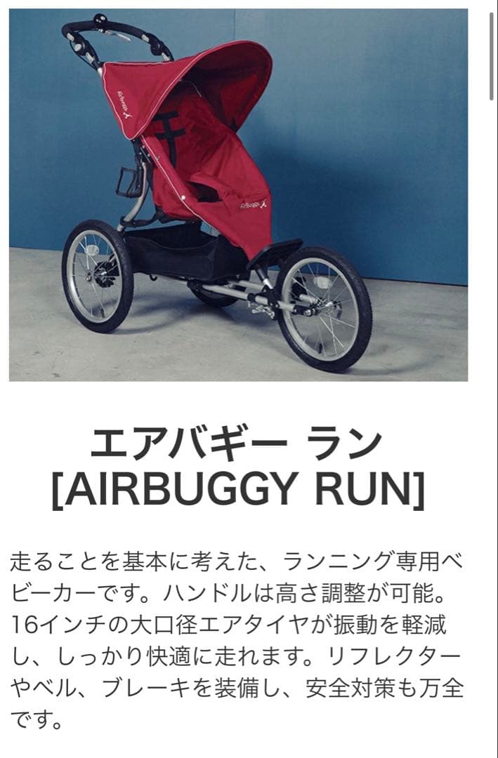 週末限定最終お値下げAIRBUGGY RUN エアバギーラン
