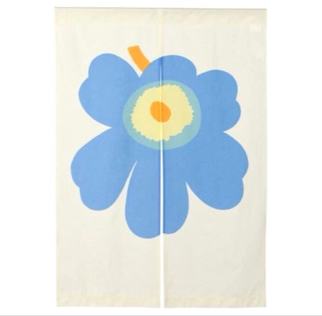 ★新品未使用★マリメッコ　marimekko のれん　暖簾　ウニッコ