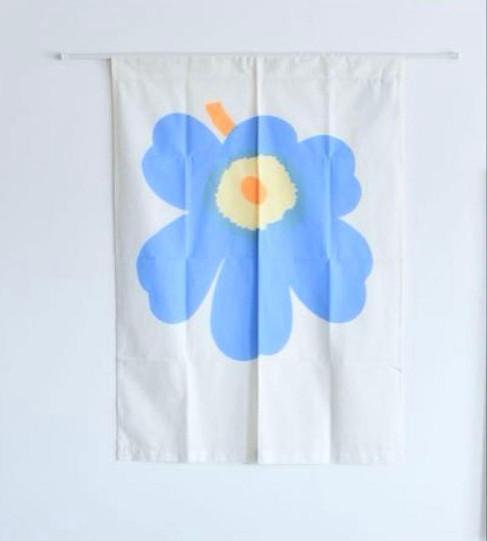 ★新品未使用★マリメッコ　marimekko のれん　暖簾　ウニッコ
