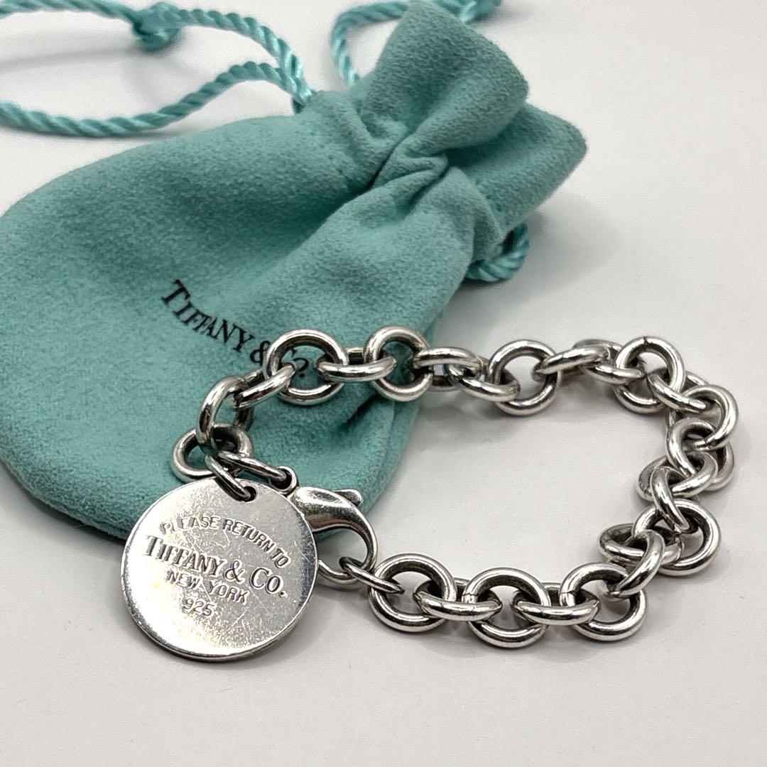 美品✨ TIFFANY&Co. リターン トゥ ティファニーラウンドタグ