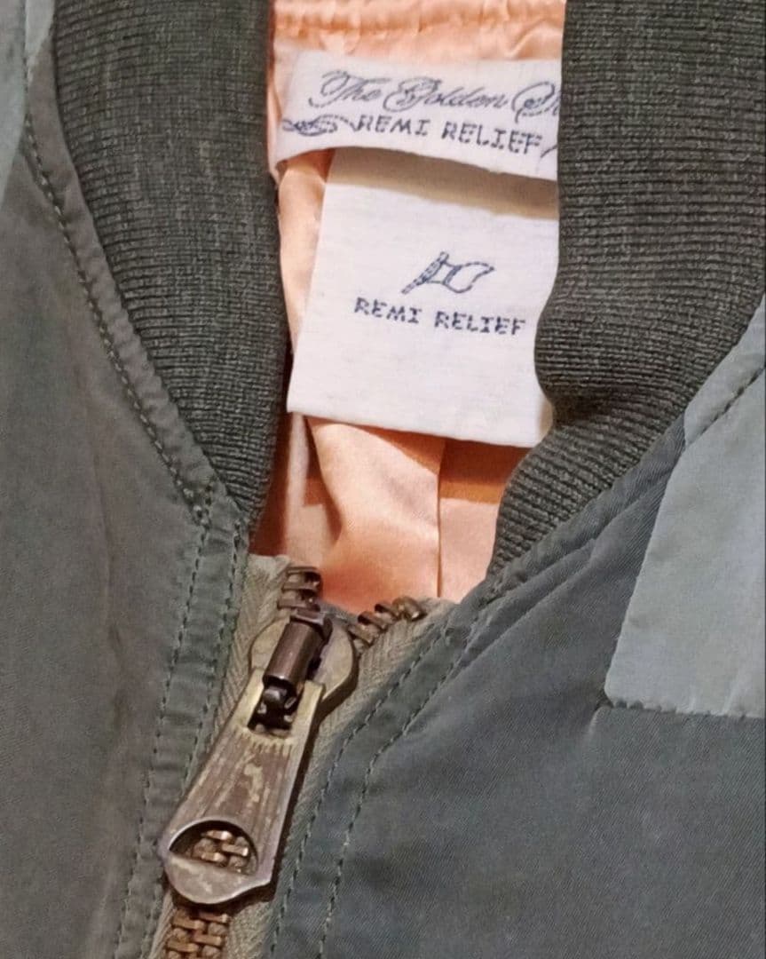 REMI RELIEF MA-1 フライトジャケット グレー